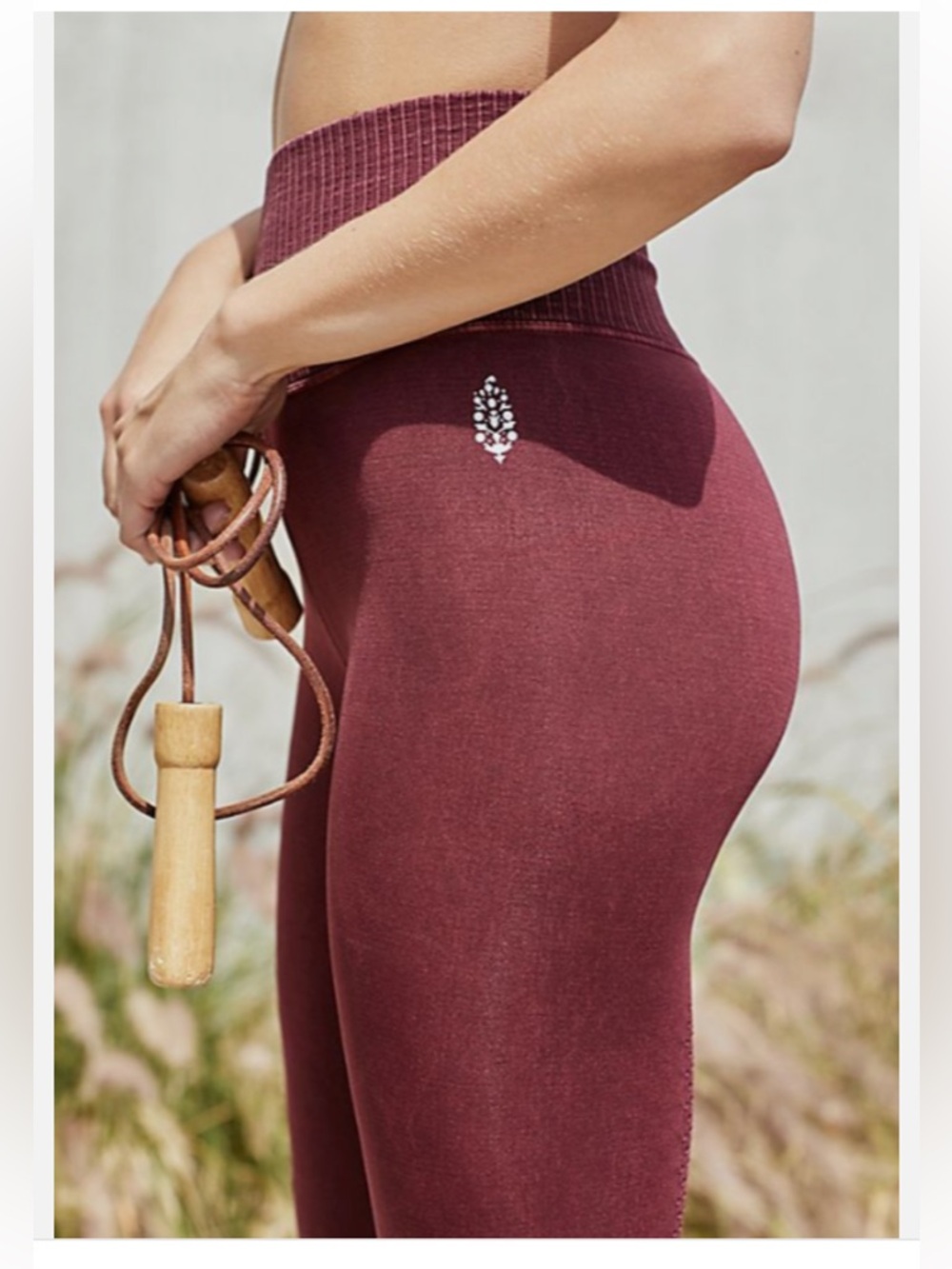 Free People Good Karma High-Rise 7/8 Length Leggings